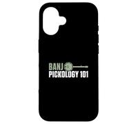 Carcasa para iPhone 16 Banjo Pickology 101 Divertidos Jugadores de Banjo con música de Banjo