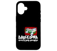 Carcasa para iPhone 16 Barcelona Amics per Sempre Frase Catalán Gaudí