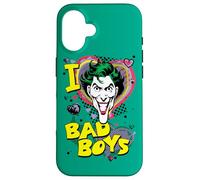 Carcasa para iPhone 16 Batman The Joker Joker I Heart Bad Boys