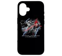 Carcasa para iPhone 16 Batman v Superman Lightning v Heat Vision
