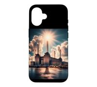 Carcasa para iPhone 16 Battersea South London Tees - Estación de energía icónica de Londres