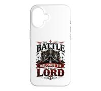 Carcasa para iPhone 16 Battle Belongs To The Lord Christian Warrior Armor of God
