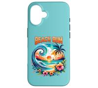 Carcasa para iPhone 16 Beach Bum Paraíso Tropical