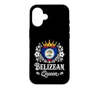 Carcasa para iPhone 16 Belizean Queen Belize Flag Proud Belizean Woman