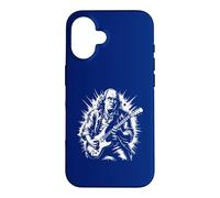 Carcasa para iPhone 16 Benjamin Franklin Toca la Guitarra