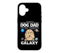 Carcasa para iPhone 16 Best Dog Dad In The Galaxy Goldendoodle Puppy Dogs Lovers