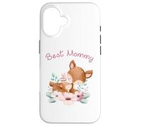 Carcasa para iPhone 16 Best Mommy - Mother's Day Cute Mom & Baby Dear Graphic