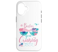 Carcasa para iPhone 16 Besties Gone Cruising Matching Womens Girls Cruise