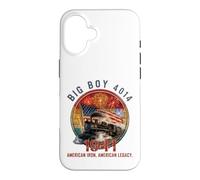 Carcasa para iPhone 16 Big Boy 4014 Locomotora de Vapor Vintage Americano