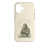 Carcasa para iPhone 16 Big-Foot Soplando Diente de León Deseos Vintage Naturaleza Amante 1