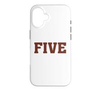 Carcasa para iPhone 16 Big Maroon Color 5 Five