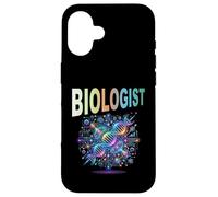 Carcasa para iPhone 16 BIÓLOGO Científico Biología Ciencia Amante Ciencias Naturales