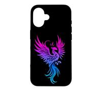 Carcasa para iPhone 16 Bisexual Phoenix Bird Bi Pride Flag Rising from Ashes
