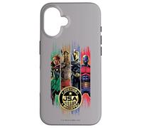 Carcasa para iPhone 16 Black Adam Justice Society Cyclone, Hawkman, Dr. Fate
