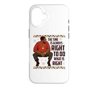 Carcasa para iPhone 16 Black History King Dad Hombres Mujeres Niños Niños Niñas