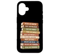 Carcasa para iPhone 16 Black Leaders African American Teachers Education Pride