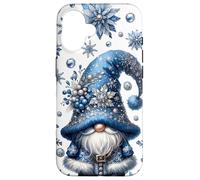 Carcasa para iPhone 16 Blue Winter GNOME For Mom Cute Aesthetic Snowflake Patterns