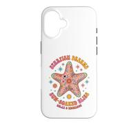 Carcasa para iPhone 16 Boho Starfish Dreams Hippie Sun Bliss Retro Groovy Beach