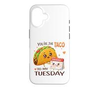 Carcasa para iPhone 16 Bonito diseño gastronómico de You'Re The Taco To My Tuesday