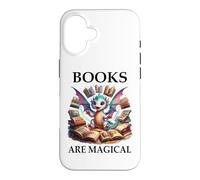 Carcasa para iPhone 16 Books Are Magical Dragon Book Lover Read Books Happy Dragons