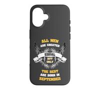 Carcasa para iPhone 16 Born in September All Men Equal Best Born In Sept