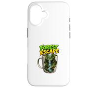 Carcasa para iPhone 16 Bosque Escape Naturaleza Cascada Aventura Escena