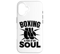 Carcasa para iPhone 16 Boxeador Motivación Defensa Personal