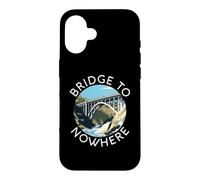 Carcasa para iPhone 16 Bridge To Nowhere California Los Ángeles Bosque Senderismo Retro