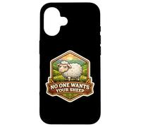 Carcasa para iPhone 16 Broma Divertida sobre la Mesa No One Wants Your Sheep para Amantes de los Juegos de Mesa