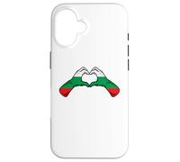 Carcasa para iPhone 16 Bulgaria Flag Bulgarian Heart