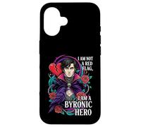 Carcasa para iPhone 16 Byronic Hero Red Flag Dark Academia Literature