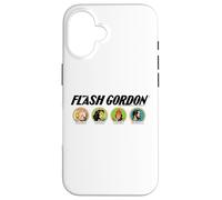 Carcasa para iPhone 16 Cabezas de Personajes de cómic Retro de Flash Gordon