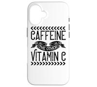 Carcasa para iPhone 16 Cafeína La Otra Vitamina C - Divertido Amante del Café
