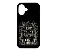 Carcasa para iPhone 16 Calavera Sarcástica Asustar Personas Dark Humor Halloween