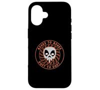 Carcasa para iPhone 16 Calavera y Muerte Polvo Somos y En Polvo Nos Convertiremos