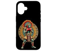 Carcasa para iPhone 16 Calendario Guerrero Azteca de MMA Mexicano