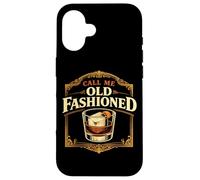 Carcasa para iPhone 16 Call Me Old Fashioned Whisky Cocktail Beber Mixologist