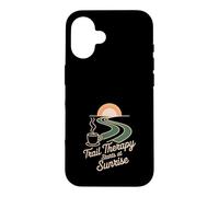 Carcasa para iPhone 16 Caminata matutina Cumbre de Bienestar y Terapia de café con Naturaleza