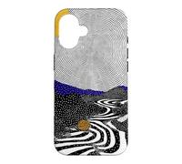 Carcasa para iPhone 16 Camino Cósmico Op-Art Giro Hipnótico