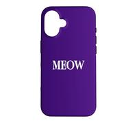 Carcasa para iPhone 16 Camisa That Says Meow: un diseño Que Dice Miau
