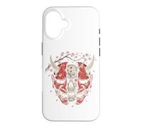 Carcasa para iPhone 16 Camiseta Cyber Samurai Máscara De Demonio Japonés