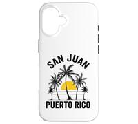 Carcasa para iPhone 16 Camiseta de Recuerdo de Playa de San Juan Puerto Rico 2025 Vacaciones