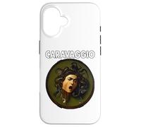 Carcasa para iPhone 16 Caravaggio Medusa Escudo Renacentista Mitología Griega Romana