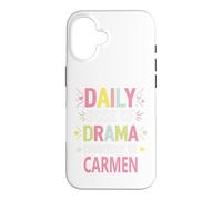 Carcasa para iPhone 16 Carmen Personalized Name Funny Cute Custom Carmen Name