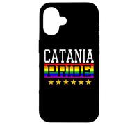 Carcasa para iPhone 16 Catania Pride Italy Gay Lesbianas Queer LGBT Rainbow Flag