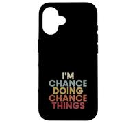 Carcasa para iPhone 16 Chance Name Chance Personalized Name First Given