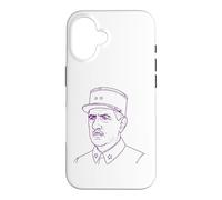 Carcasa para iPhone 16 Charles de Gaulle Dibujo
