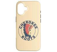 Carcasa para iPhone 16 Cherokee Roots Peoples Tocado Tribu Nativa Americana