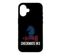 Carcasa para iPhone 16 Chess Checkmate In 3 Knight Defeats King