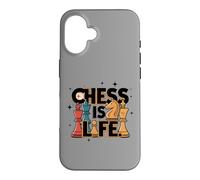 Carcasa para iPhone 16 Chess Is Life Master Player Lover Teacher Expert Cita